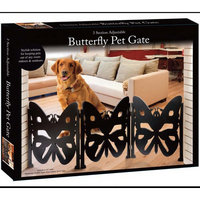 DIE-CUT 3 PANEL ADJUSTABLE WOOD PET GATE