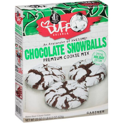 Duff Goldman Chocolate Snowballs Premium Cookie Mix, 22 oz