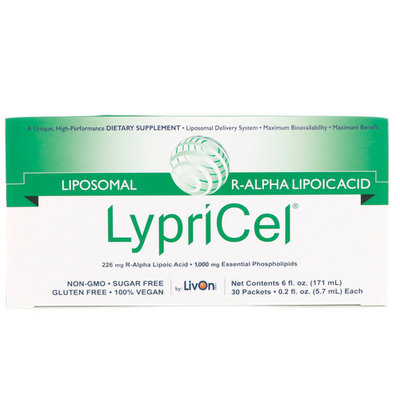 LypriCel, Liposomal R-ALA, 30 Packets, 0.2 fl oz (5.7 ml) Each