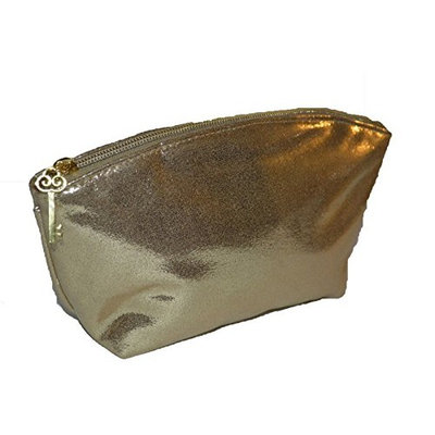 bareMinerals Gold Metallic Sparkle Makeup Cosmetic Bag