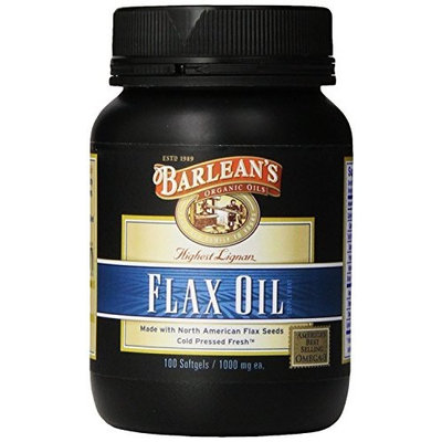 Barlean's Lignan Flax Oil - Softgels - 100 ct. (Pack of 3)
