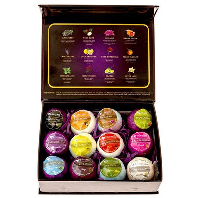 #1 Bath Bombs Gift Set - Organic Shea & Coco Butter to Moisturize Dry Skin, Spa Kit Bath Pearls & Flakes - Perfect Birthday Gift, Anniversary Gift or Mother Day Gift by Diamond Driven (12 pack 5.4 oz) : Beauty