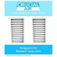 Crucial Brands 2 Hunter 30710, 30711 & 30730 Air Purifier Filter, Part # 30963