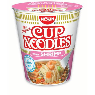 Nissin Cup Noodles, Shrimp, 2.25 Oz, 12 Ct