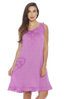 Dreamcrest Nightgown / Women Sleepwear / Womans Pajamas (Bright Purple, Small, Gowns)