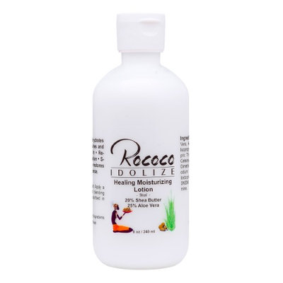 Rococo Idolize Healing Moisturizing Lotion with Shea Butter and Aloe Vera