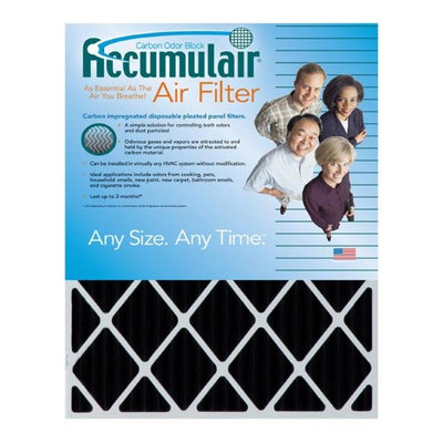 Accumulair Carbon 24x30x2 (23.5x29.5x1.75) Odor eliminating Air Filter/Furnace Filter (4 Pack)