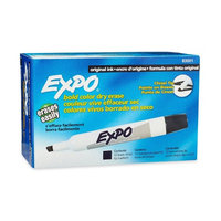 Expo Original Dry Erase Markers, Chisel Tip Black, 12 Count ( Case of 12 )