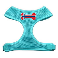 Mirage Pet Bone Flag Norway Screen Print Soft Mesh Dog Harness