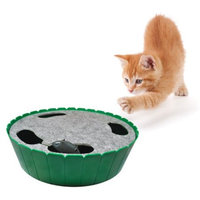 Purrfect Feline-Premium Interactive Cat Toy, Burrow Mouse, Hide & Seek Game, Twitch & Flee, Electronic Exerciser, Teaser, Safe, Quiet Track Technology, Active Healthy Lifestyle for Cats