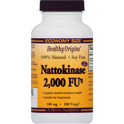 Healthy Origins Nattokinase Vegetarian Capsules, 180 CT