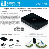 Ubiquiti Networks Network Video Recorder with 500GB Hard Drive UVC NVR