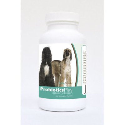 Healthy Breeds Pet Supplements 60 Afghan Hound Probiotic and Digestive Support Chewable Tablets for Dogs