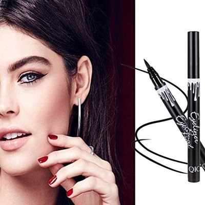 Putars Women Sexy Eye Liner Eyeliner Quick Waterproof Make Up Eyeliner Pen Black