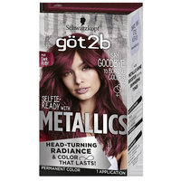 Got2b Metallic Permanent Hair Color, M68 Dark Ruby