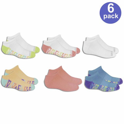 Everyday Active Cushion No Show Socks with Arch Support, 6 Pairs (Big Girls)