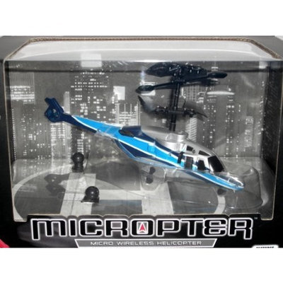 Propel RC Micropter - Wireless Micro Helicopter--Blue and Silver