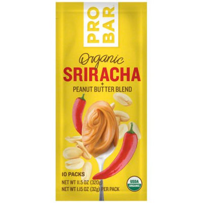 ProBar Organic Sriracha Peanut Butter, Box of 10