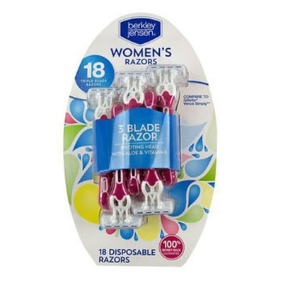 Berkley Jensen Women's Triple-Blade Disposable Razor, 18 ct. x2 AS