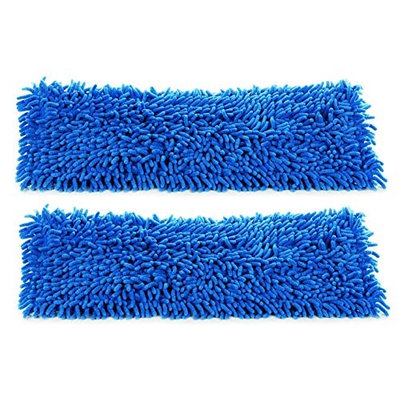 2-pack of 18' Inch Premium Chenille Microfiber Wet Mop Pads for Professional Commercial Microfiber Mops (Pack of 2)