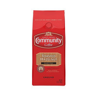 Community Coffee Toasted Hazelnut Flavored Medium Roast Premium Ground 12 Oz Bag (3 Pack), Medium Full Body Smooth Nutty Taste, 100% Select Arabica Coffee Beans