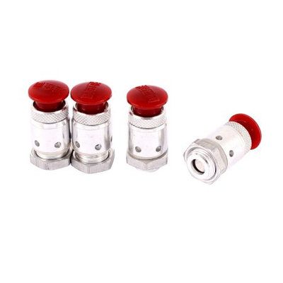 1/4BSP Thread Home Kitchen Pressure Cooker Safety Valve Fitting 4Pcs