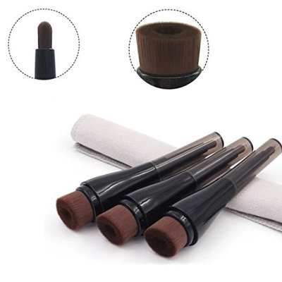 Fabal Concave Double-end Liquid Face Blush Brush Foundation Cosmetic Makeup Tools