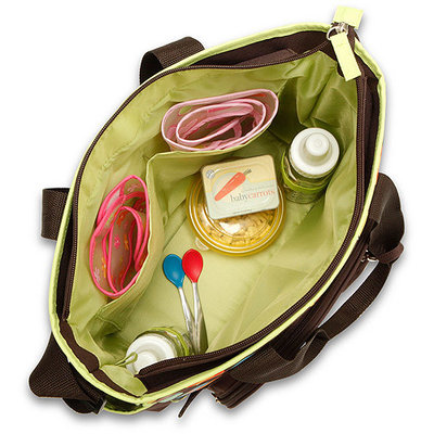 Baby Boom Tote Diaper Bag with Changing Pad, Monkey