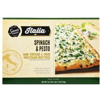 Sam's Choice Italia Chopped Spinach & Pesto Frozen Pizza