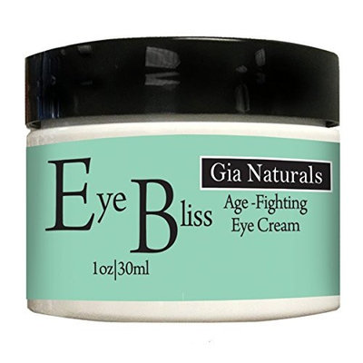 Pure, Natural and Organic EYE BLISS Eye Cream. Full 1 OZ. Firms, Tones, Tightens, Corrects and Prevents Aging. Made in USA. Cruelty Free