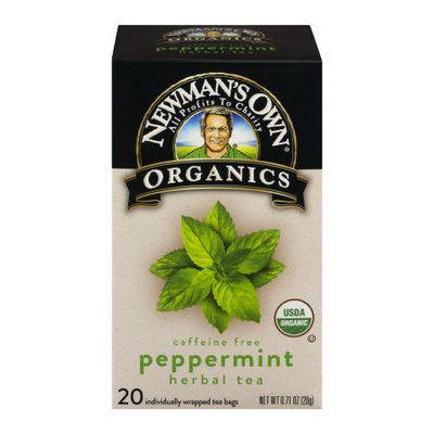 Newman's Own Organics Newmans Own Organics 292270 Peppermint Herbal Tea 20 Bag - Pack of 6