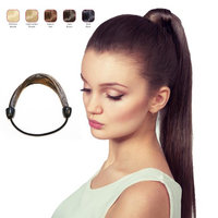 Buy 2 Hollywood Hair Elastic Hair Tie and get 1 braided Alice Band - Dark Brown (Pack of 3)
