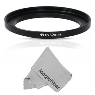 Altura Photo 49-52mm Step-Up Adapter Ring (49mm Lens to 52mm Accessory)