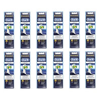 OralB 3D White, Advanced Cleaning and Whitening, Replacement Brush Heads, 2 Count (Pack of 12) + FREE Curad Dazzle Bandages, 25 Ct.