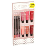 The Color Workshop Paradise Glossed Lip Collection, 9 piece