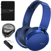 Sony 2017 XB950B1 Extra Bass Wireless Headphones, Blue - Audio Accessory Kit