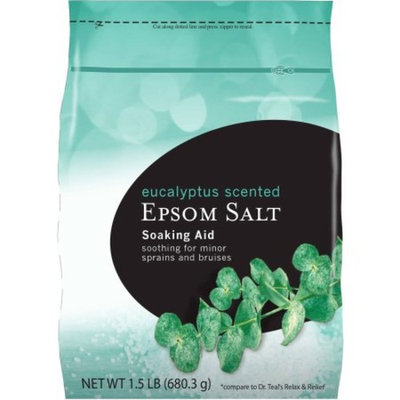 Walmart Eucalyptus Scented Epsom Salt Soaking Aid, 24 oz