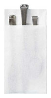 Hoffmaster Dinner Napkin (White, 15 in x 17 in). Model: 066033