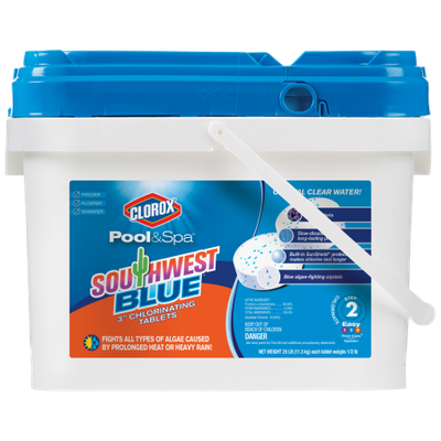 Easy 123 Pool Care Clorox Pool Southwest Blue 3