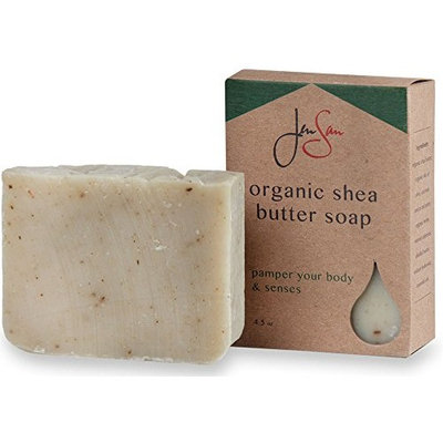 Men's Soap Bar – JenSan Frontiersman Exfoliating and Moisturizing Organic Shea Butter Soap for Men
