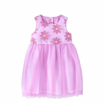 Toddler Girl Embroidered Ballerina Special Occasion Dress