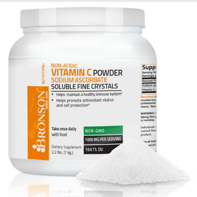Bronson Vitamins Vitamin C Crystals Non-Acidic