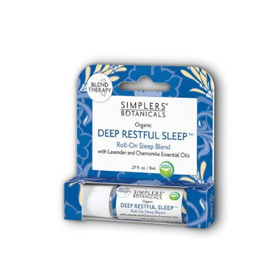 Deep Restful Sleep Simplers Botanicals .27 oz Roll-on
