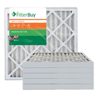 AFB Bronze MERV 6 23.5x23.5x2 Pleated AC Furnace Air Filter. Filters. 100% produced in the USA. (Pack of 6)