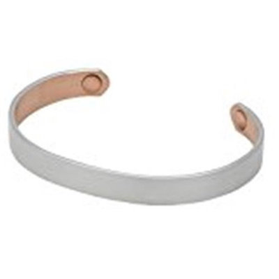 Sabona Of London Sabona Brushed Magnetic Bracelet Silver Md 6.0 (Golf)