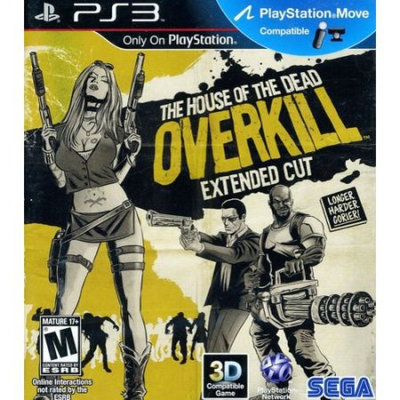 House of the Dead: OVERKILL Extended Cut Playstation3 Game SEGA