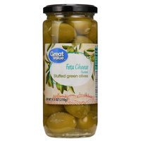 Camerican International Great Value Feta Cheese Stuffed Green Olives, 9.5 oz