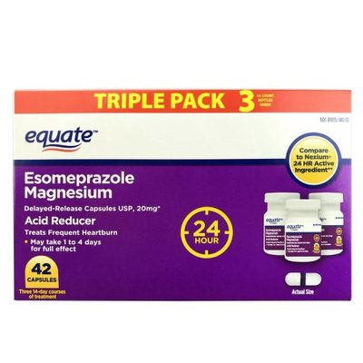 Aurohealth Llc Equate Esomeprazole Magnesium Capsules, 42 Count