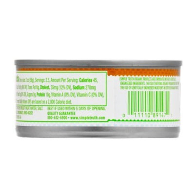 Simple Truth Organic Chunk Chicken Breast in Water 5 oz (4 pack)