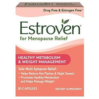 Estroven Weight Management One per Day Multi-Symptom Menopause Relief Black Cohosh FamilyPack 3Pack (30Count) Cissus Quadrangularis Stem/Leaf Extract